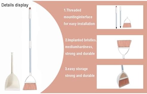 Mini Broom with Dustpan for Kids, Little Housekeeping Helper Set - Image 4