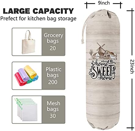 Home Sweet Home, Grocery Bags Holder Organizer - Image 2