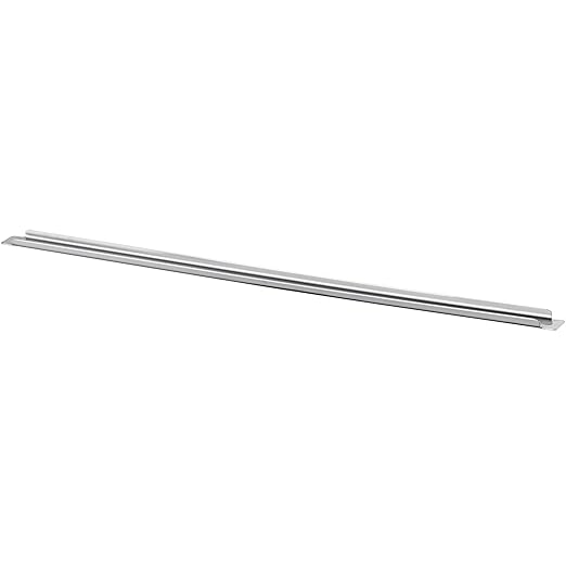 (Set of 3) 20" Stainless Steel Steam Table Adapter Bars – Hotel Pan Divider for Full & Fractional Size Pans (3, Top Lenth 21-inch, Bottom Lenth 20-inch)