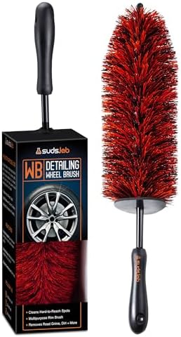 Suds Lab WB Premium Detailing Wheel Brush, Ultra-Soft, All Vehicles by SudsLab