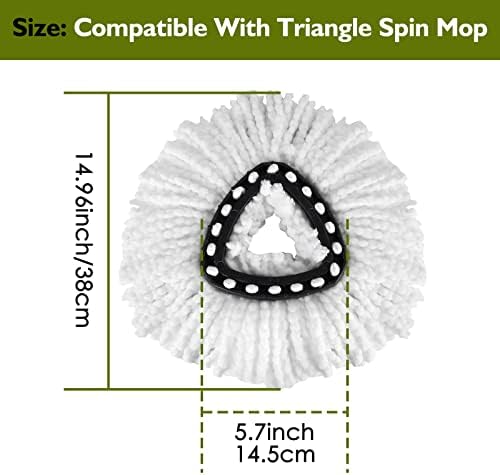 6 Pack EasyWring Spin Mop Refill - Image 4