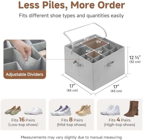 StorageWorks 2-Pack 32-Pair Shoes Organizer - Image 3