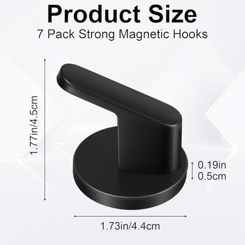 7 PCS Heavy Duty Magnetic Hooks, 150Lb Strong Neodymium Magnets - Image 3