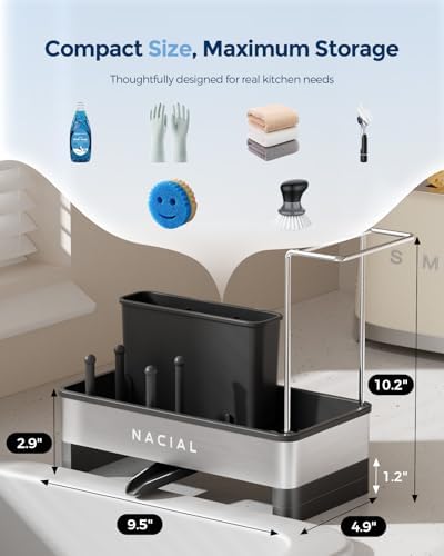 Nacial Kitchen Sink Organizer, Sink Caddy - Image 2