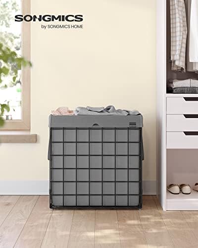 SONGMICS Laundry Hamper, Collapsible, 29 Gal. - Image 2