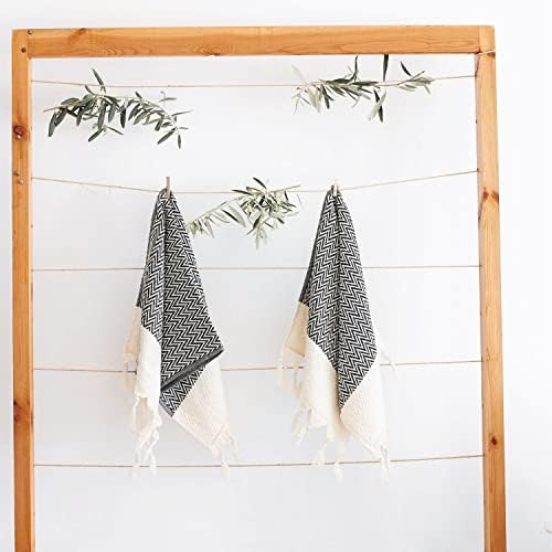 sea me at home Kitchen Hand Towels and Dishcloths Set of 2, Turkish Hand Towels - Image 3