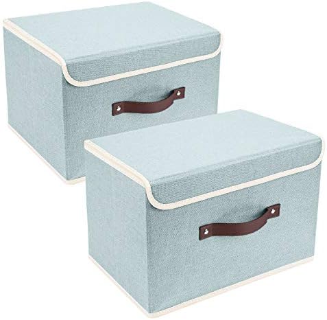 TYEERS Collapsible Storage Boxes, Washable Fabric Storage Bins by StorageOrganization