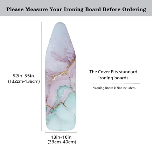 Marble Print Iron Board Cover, Ironing Protector - Image 5
