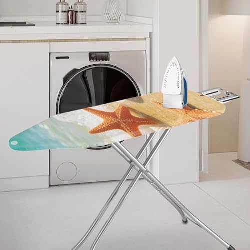 Standard Size 15x54 Inch Ironing Board Cover Starfish Beach Print Iron Cover - Image 2