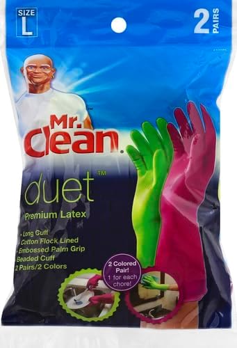 Mr. Clean Duet Reusable Latex Cleaning Gloves - Image 2
