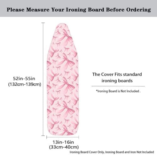 Cute Bow Ironing Board Cover Soft Cover Standard Size Scorch Stain Resistant - Image 5