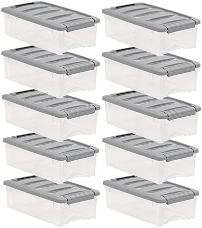 Amazon Basics Plastic Storage Containers by AmazonBasics