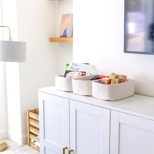 NaturalCozy 11.8"x8"x4.5” Storage Baskets - Image 3