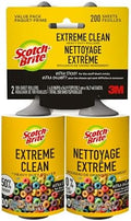 Scotch-Brite Extreme Clean Lint Roller, 200 Sheets Total, 2 Pack by Unknown