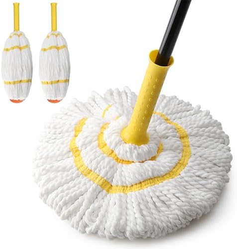 Self-Wringing Twist Mop with 1 Extra Refill by KeFanta