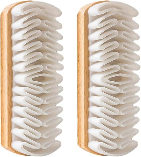 2Pcs Suede & Nubuck Cleaning Brush Set, Medium Size 5.1x1.7x1.1 Inch, and by WenfuChoiziic