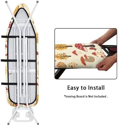 Red Mushroom Ironing Board Cover - Image 5