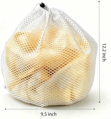 Mesh Drawstring Laundry Storage Bags - Image 2