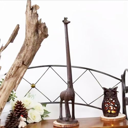 Giraffes Paper Towel Holder Cast Iron Paper Towel Holder Funny Toilet Paper - Image 3