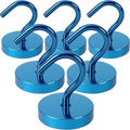 Neosmuk Magnetic Hooks Large Opening, 80lb+ Cruise Hooks, 6 Pack by Neosmuk