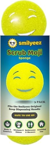 The Original Scrub Moji Scrubbing Sponge by Smilyeez by Smilyeez