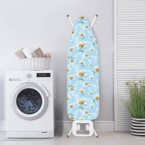 Blue Daisy Ironing Board Covers Standard Washable Ironing Board Protector Home - Image 3