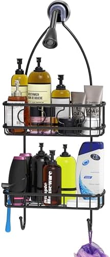 Simple Houseware Bathroom Hanging Shower Head Caddy Organizer - Image 5