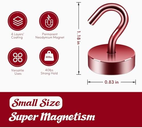 Neosmuk Magnetic Hooks Steel Tube Design - Image 6