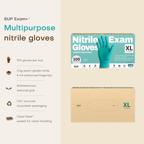 SUP Powder-Free Nitrile Exam Gloves - Image 6