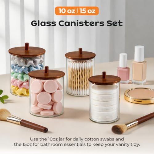 15oz & 10oz Glass Qtip Holder - Image 7
