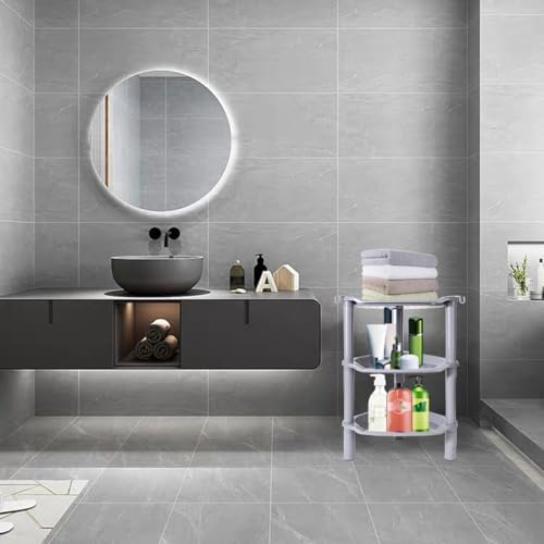 3 Tier Shower Caddy Corner, Plastic Shower Shelf Organizer - Image 6