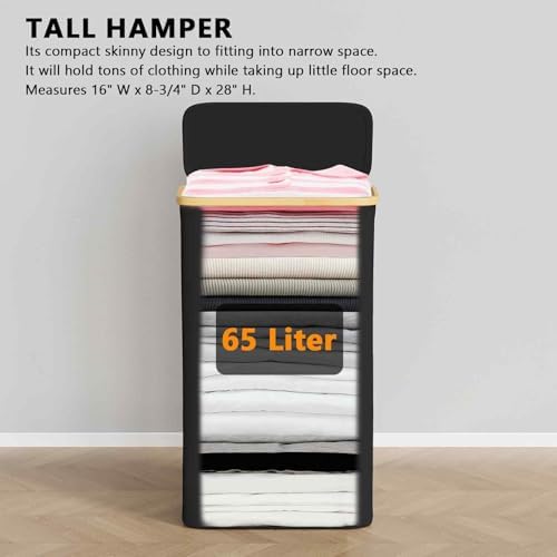 SpaceAid Slim Laundry Hamper - Image 2