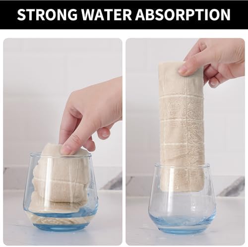 Homaxy 100% Cotton Terry Bulk Kitchen Towels, 10 Pack - Image 3
