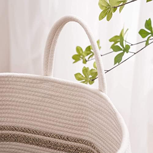 Cotton Rope Laundry Hamper by YOUDENOVA, 105L - Image 4