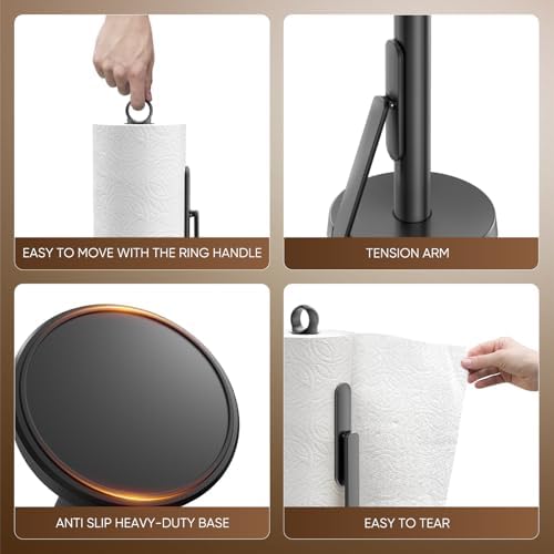 theaoo Heavy-Duty Paper Towel Holder - Image 6
