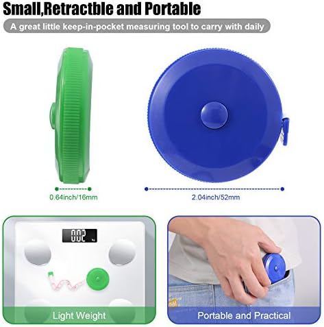 Measuring Tape Retractable, 60 Inch Soft Fabric Tape Measure - Image 2