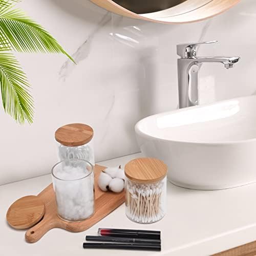 BKYFPQ 3 Pack Glass Qtip Holder Dispenser - Image 5
