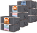 Lifewit 8 Pack 35L Clothes Storage Bins by Lifewit