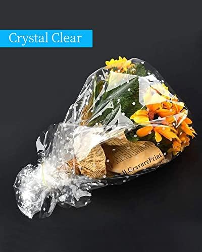 JOYIT Clear Cellophane Wrap Roll - Image 3