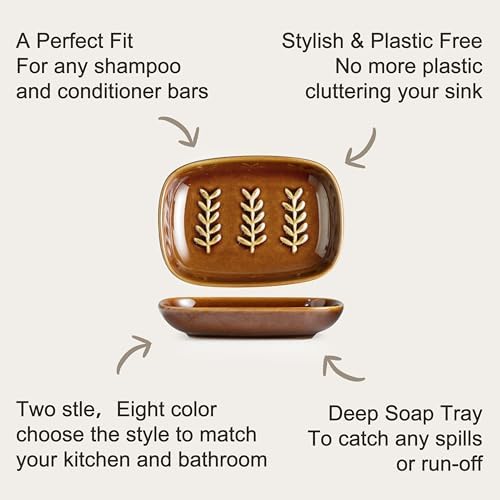 Miamolo Soap Dish for Shower, Bar Soap Holder - Image 4