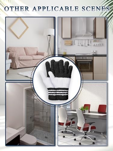 Patelai 3 Pairs Microfiber Dusting Gloves - Image 7