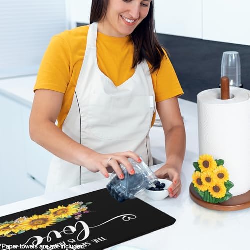 Sunflower Paper Towel Holder Yellow Sunflower Kitchen Decor and Accessories - Image 6