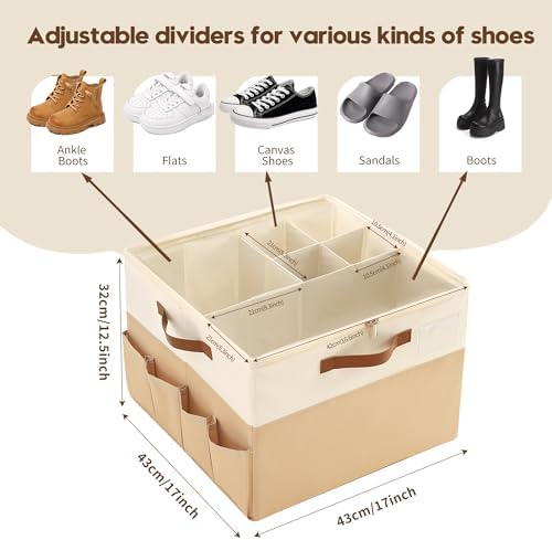 Varhomax Shoe Organizer Box 2 Pack - Image 3