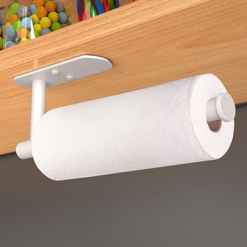 VAEHOLD Adhesive Paper Towel Holder Under Cabinet Wall Mount - Image 3