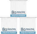 LiBa Bathroom Shower Curtain Waterproof Plastic Shower Curtain Premium PEVA by Liba