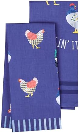 Maison d' Hermine Kitchen Towels Set of 2 Reusable 100% Cotton 27.50" x 20" by MaisondHermine
