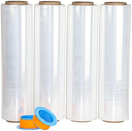 BOMEI PACK Clear Stretch Wrap Roll by BOMEIPACK