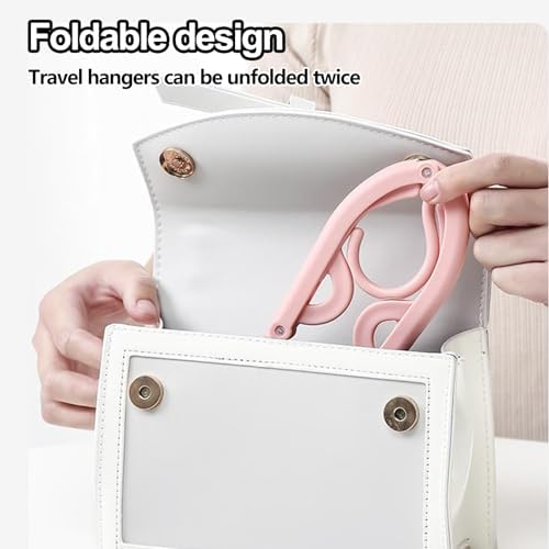 24PCS Travel Hangers, Portable Folding Clothes Hangers, - Image 7