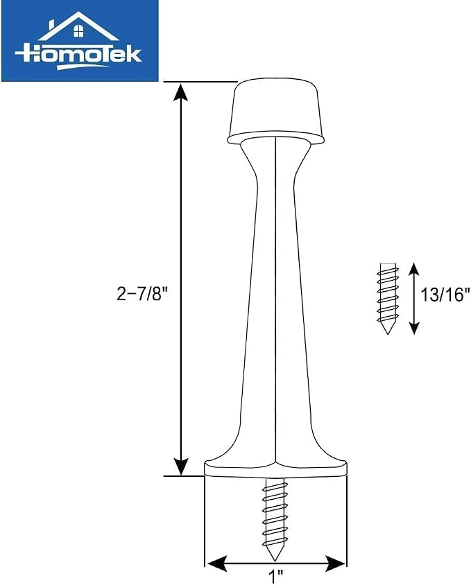 HOMOTEK 20 Pack Heavy Duty Solid Rigid Door Stop - Image 5