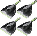 Zopeal 4 Set Dust Pan and Brush Set, Small Dustpan by Zopeal